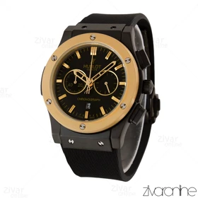 ساعت هابلوت مردانه کلاسیک فیوژن سه موتوره مشکی طلایی 104898