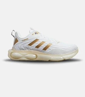 کفش کتانی بزرگ پا سفید طلایی ADIDAS climacool
