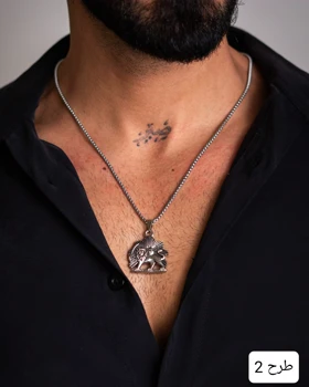گردنبند پلاک دار_کد4818