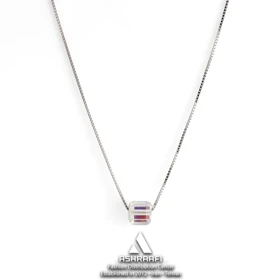 گردنبند کریستال سواروسکی Swarovski Cube Crystal Necklace 03