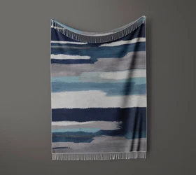 شال مبل ریش دار sofa shawl 361