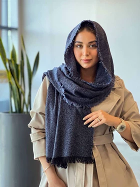 شال پاییزه کتورا (آبی جین)