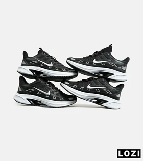 کفش کتانی مردانه و زنانه مشکی نقره ای نایک NIKE P-6000