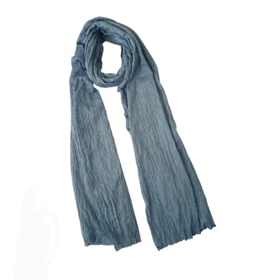 شال زنانه رنگ آبی