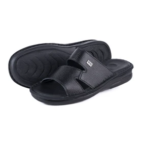 صندل چرم مردانه مدل یونیک