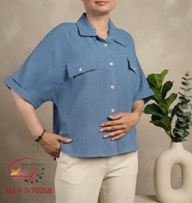 شومیز باکسی کیمونو(AM-4-5-70268)
