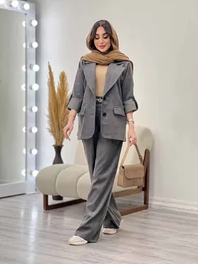 ست کت و شلوار کبریتی