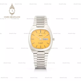 ساعت مچی امگا سیمستر نوستالژی بند سیلور صفحه زرد Omega Seamaster