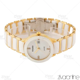 ساعت رادو زنانه سرامیکی طلایی سفید 103618