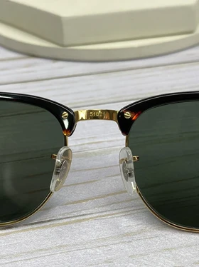 عینک آفتابی Ray-Ban مدل RB 3016 کلاب مستر فریم ترکیب کائوچو و فلز، عدسی کریستال UV400