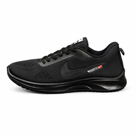 کفش کتانی بزرگ پا نایکی رانینگ زیره تزریق مشکی تمام Nike
