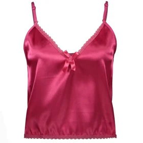 ست تاپ و شلوارک 3 تکه رنگ سرخابی