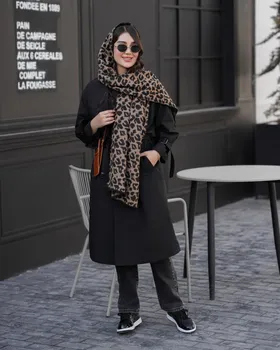 پالتو بلند بارانی آستر دار کد 2291