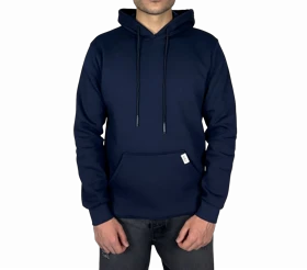 هودی سرمه ای پنبه سه نخ اسپرت