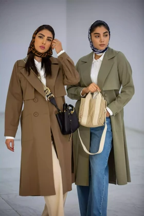 مانتو پارکا بلند ژیله دار الیکا