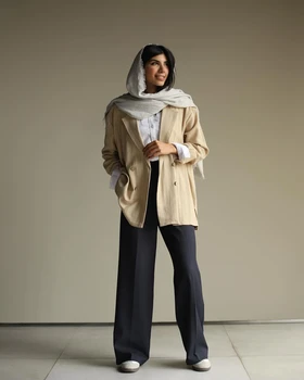 کت راه‌راه حصیری