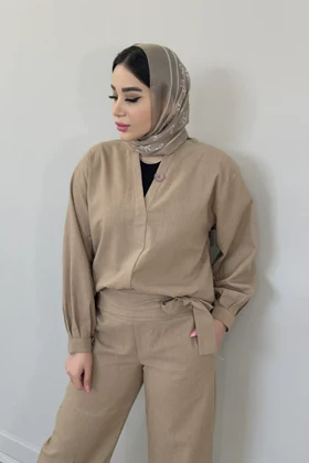 ست لینن تک دکمه شیکدونیا