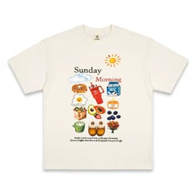 تیشرت زنانه Sunday Morning کد 201
