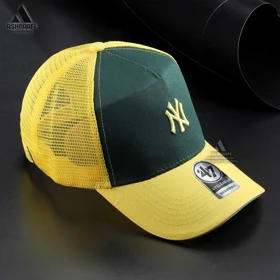 کلاه بیسبالی نقاب‌دار Trucker Cap HA180 (زرد)