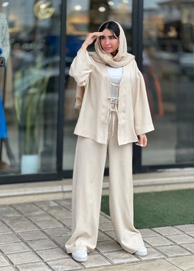 ست تونیک وشلوار نگینی کد 823