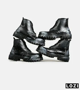 بوت مردانه مشکی BALENCIAGA Splash