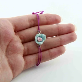 دستبند زنانه طرح گل