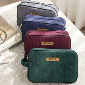 کیف لوازم آرایش تک زیپ کبریتی کد 2149