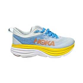 کتانی هوکا وان باندی 8 آبی زرد hoka one bondi 8