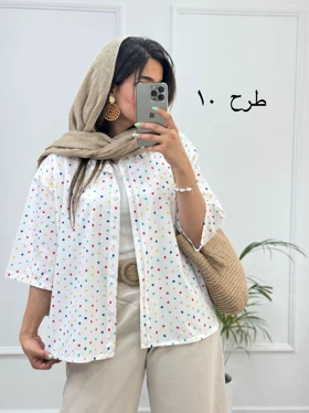 مانتو شومیزی پرگل