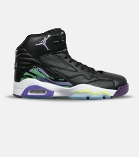 کفش کتانی ساق‌دار مردانه مشکی بنفش سبز Nike air jordan 6 مدل 6929