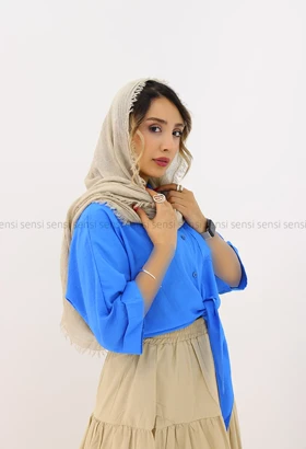 شومیز گره‌ای nrکد1002599
