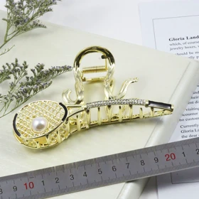 کلیپس مو زنانه مدل راکت تنیس کد G_Lnd_1385