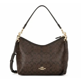 کیف COACH وارداتی بزرگ چرم موکا/ کوچ