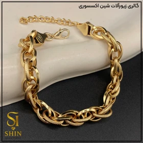 دستبند زنانه استیل دوپیو کد dzd12