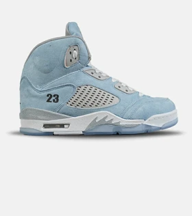 کتانی ساق‌دار زنانه و مردانه آبی Nike air jordan 5 مدل 7974