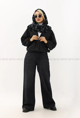 بامبر کتان tc کلاه دار کد1004945