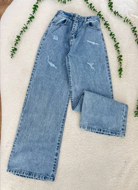 شلوار جین بگ ژیوار (آبی روشن)