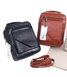 کیف دوشی چرم مدل نقابدار