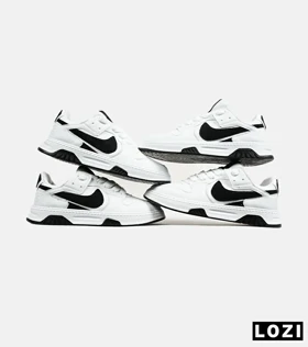 کفش کتانی مردانه و زنانه سفید مشکی نایک NIKE AIR FORCE