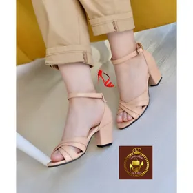 صندل مجلسی پاشنه‌دار کمربندی زنانه