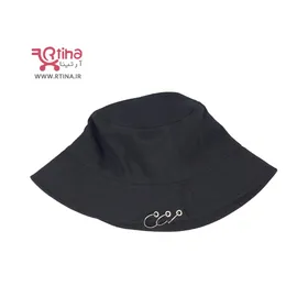 bucket hat (کلاه ماهیگیری) مدل حلقه دار مشکی