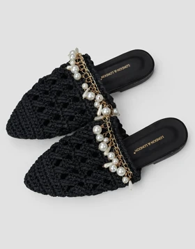 روی بافت مروارید دار