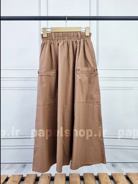 دامن جیب پاکتی دکمه دار