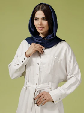 تونیک زنانه ویسکوز آستین بلند یقه مردانه کژوال50102