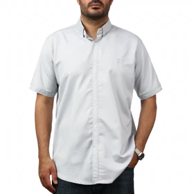 پیراهن آستین کوتاه ساده مردانه برند مد مدل 14112191