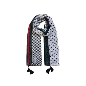 شال توپی نوار رنگی