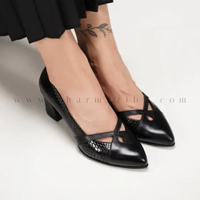 کفش چرم مجلسی زنانه CODE:825