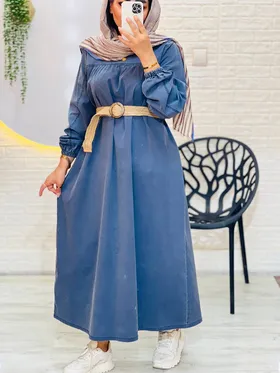 پیراهن جین بلند