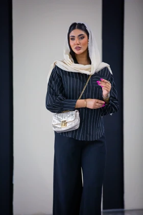 مانتو شومیز مچ چین NR