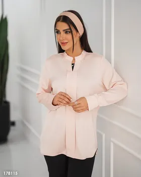 شومیز جلو بسته مدل دلربا کد 1781